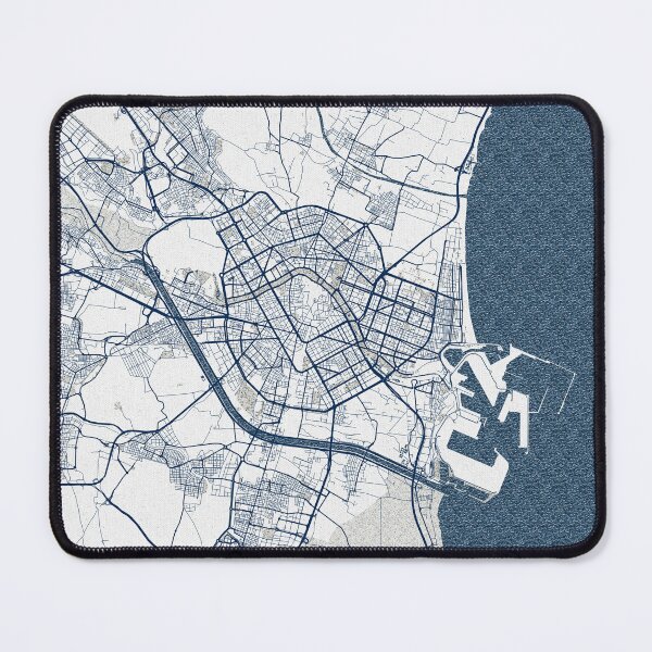 Item preview, Valencia City Map of Spain - Coastal designed and sold by deMAP.