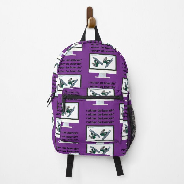 Item preview, Rather be Boardin’ Snowboarding design designed and sold by t1n3333.