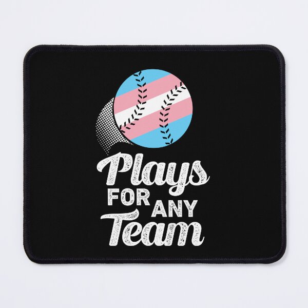 Item preview, Plays For Any Team Trans LGBTQIA Baseball Transgender Pride Month designed and sold by QueenOfPrint.