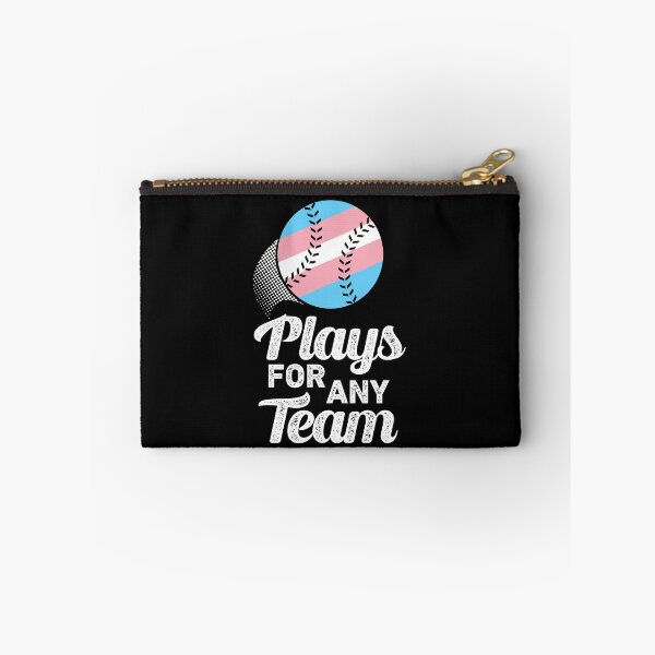 Item preview, Plays For Any Team Trans LGBTQIA Baseball Transgender Pride Month designed and sold by QueenOfPrint.