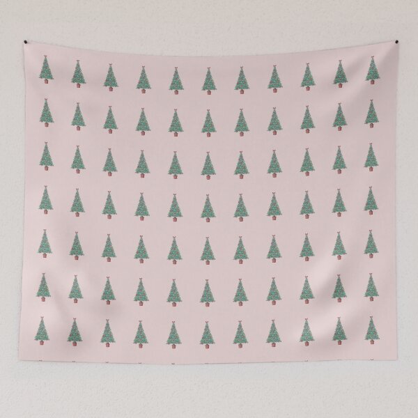 Item preview, Christmas tree and decorations and red bows  designed and sold by pollywolly.