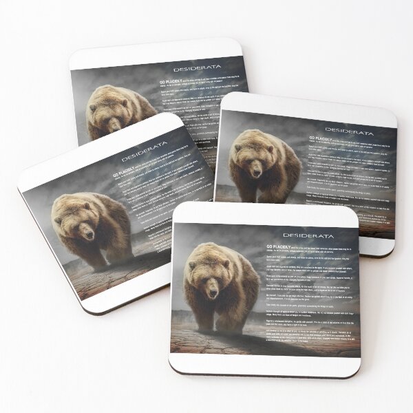 Item preview, DESIDERATA Grizzly Bear designed and sold by Daniel Hagerman.