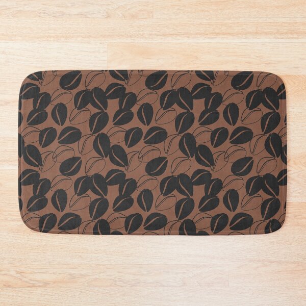 Item preview, Cool Beans - Coffee is Life Juice (Brown Seamless Random Repeat Pattern Print) designed and sold by MoePark.
