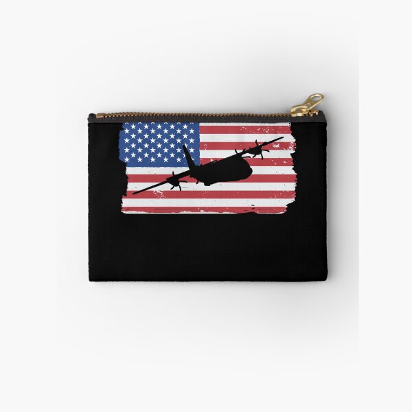 Item preview, C-130 Hercules American Flag Military Airplane C130 Hercules Gear designed and sold by DynamicDesign.