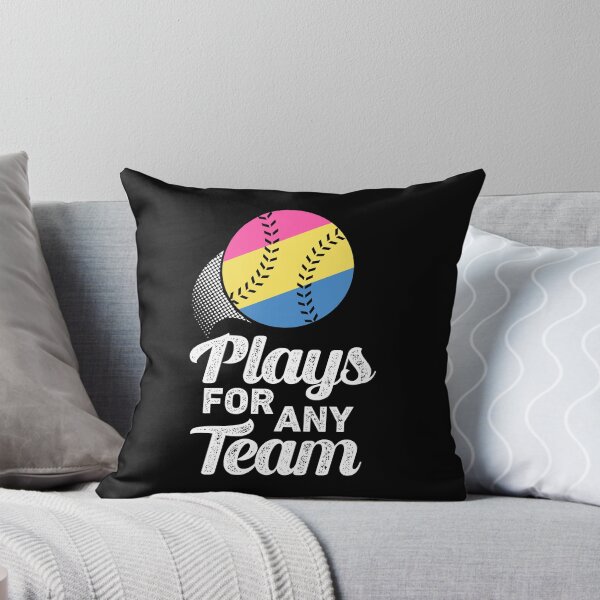 Item preview, Plays For Any Team Trans LGBTQIA Baseball Pansexual Pride Month designed and sold by QueenOfPrint.
