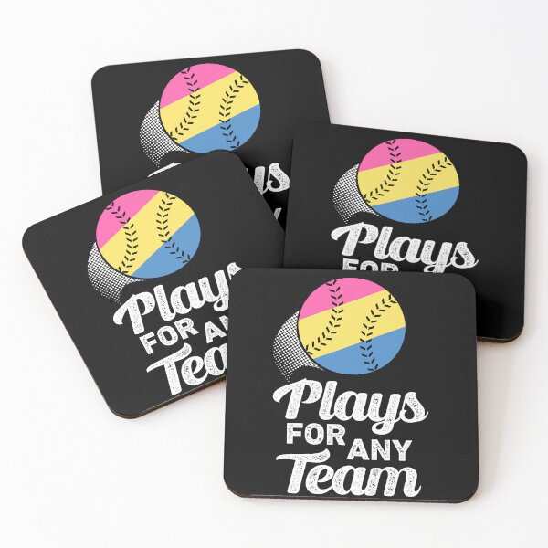 Item preview, Plays For Any Team Trans LGBTQIA Baseball Pansexual Pride Month designed and sold by QueenOfPrint.