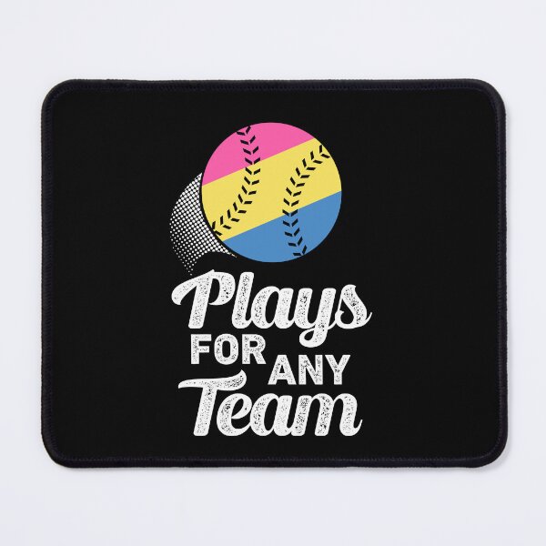 Item preview, Plays For Any Team Trans LGBTQIA Baseball Pansexual Pride Month designed and sold by QueenOfPrint.