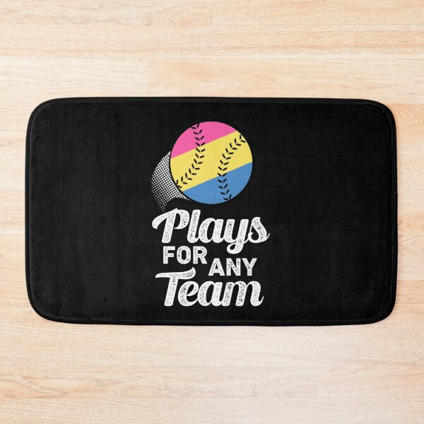 Item preview, Plays For Any Team Trans LGBTQIA Baseball Pansexual Pride Month designed and sold by QueenOfPrint.