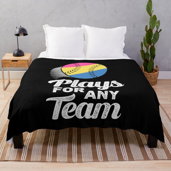 Item preview, Plays For Any Team Trans LGBTQIA Baseball Pansexual Pride Month designed and sold by QueenOfPrint.