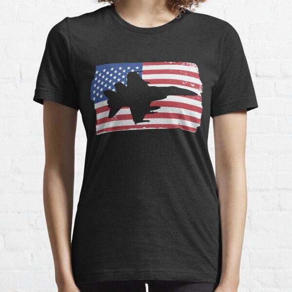 Item preview, F-18 Hornet Fighter Jet Airplane American Flag F18 Hornet Gear designed and sold by DynamicDesign.