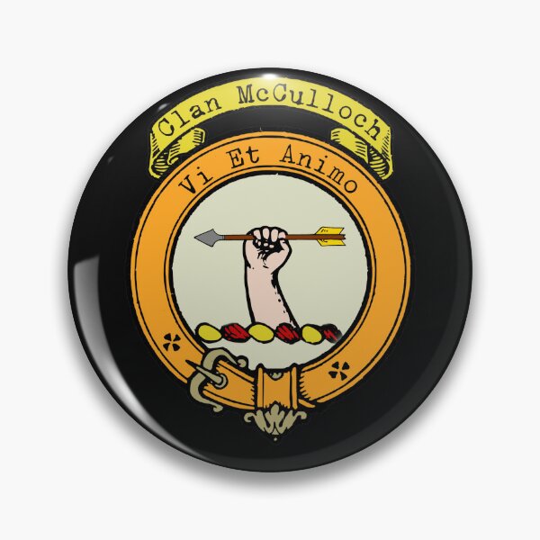 Item preview, McCulloch Clan Surname crest designed and sold by BagTown Clans.