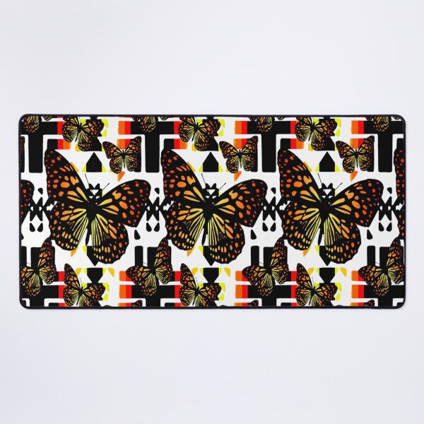 Item preview, White / Black / Fire Color Native Butterfly Blanket Print designed and sold by JMWCD.
