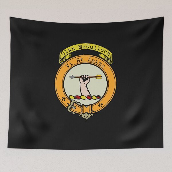 Item preview, McCulloch Clan Surname crest designed and sold by BagTown Clans.