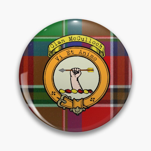 Item preview, McCulloch Scottish Tartan and Crest designed and sold by BagTown Clans.