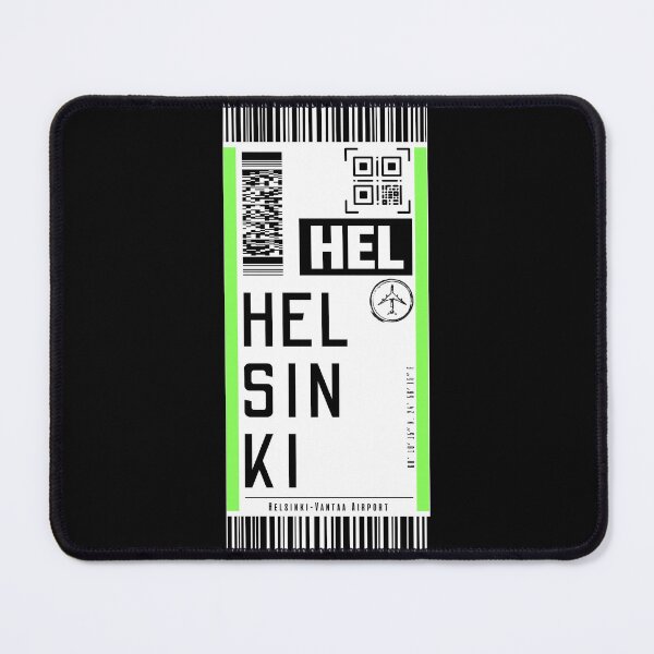 Item preview, HELSINKI HEL classic luggage tag travel stickers designed and sold by LeddsoDello.