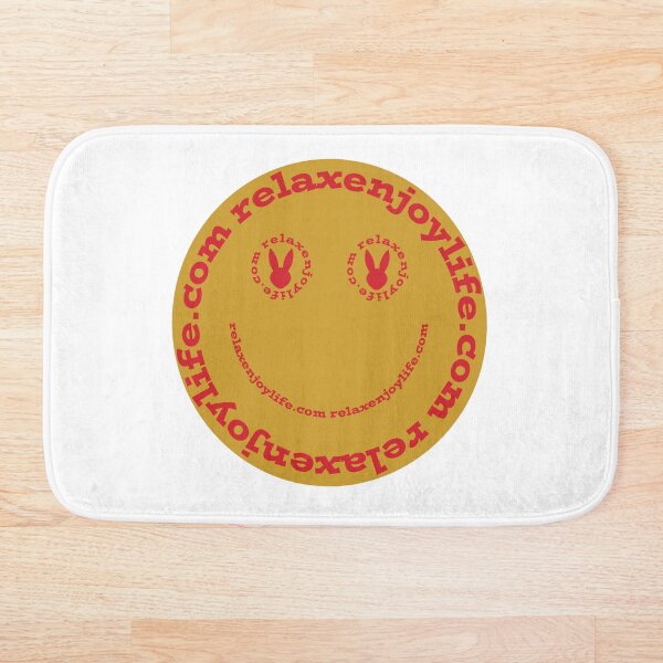 Item preview, RelaxEnjoyLife.com Smile CC9902 Gold Face with CC232A Red Text designed and sold by RelaxEnjoyLife.