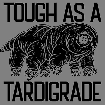 Aperçu de l'œuvre Tough As A Tardigrade Water Bear Tough As A Tardigrade Gear de DynamicDesign