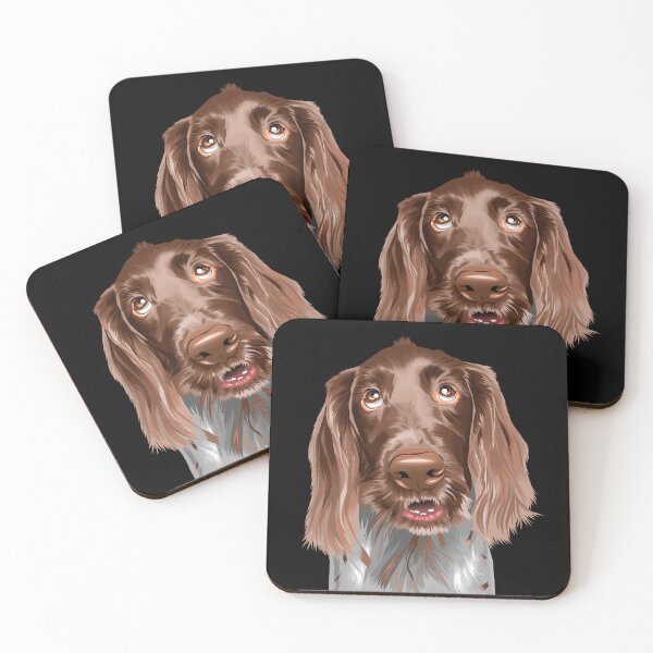 Item preview, cute brown dog illustration designed and sold by AmsaOza.