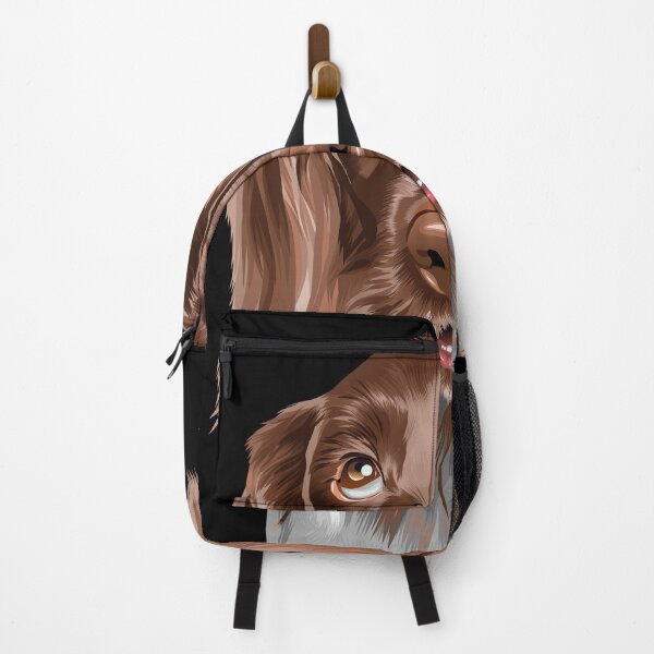 Item preview, cute brown dog illustration designed and sold by AmsaOza.