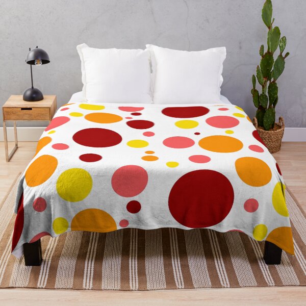Item preview, Fiery Polka Dots designed and sold by LapillusDesigns.