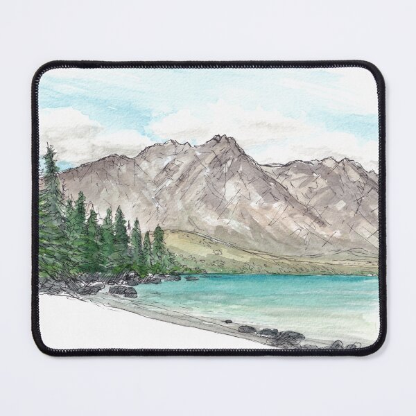 Item preview, Remarkables from Kelvin Peninsula Watercolour designed and sold by Tom Napper Design.