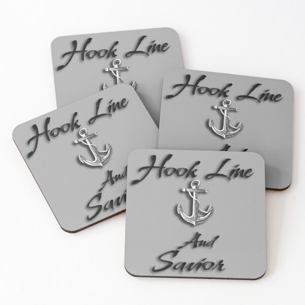 Item preview, Christian Design with anchor and Text "Hook Line and Savior" designed and sold by Art4Christ.