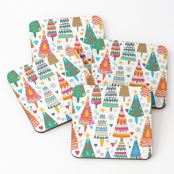 Item preview, Abstract Christmas Trees designed and sold by pugmom4.