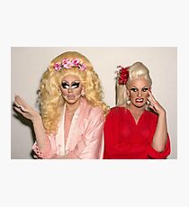 Trixie Mattel and Katya Photographic Print