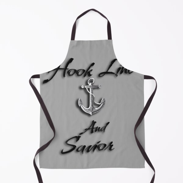 Item preview, Christian Design with anchor and Text "Hook Line and Savior" designed and sold by Art4Christ.