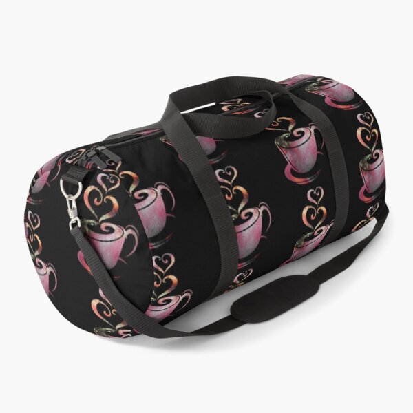 Item preview, For The Love Of Coffee Watercolor Silhouette Of Cup And Heart Art I  designed and sold by Irina Sztukowski.