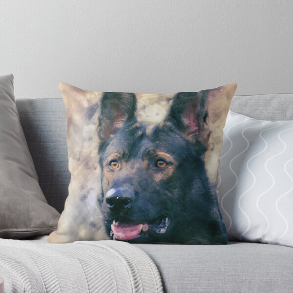 Item preview, Working German Shepherd Dog GSD - - Watercolor designed and sold by k9printart.