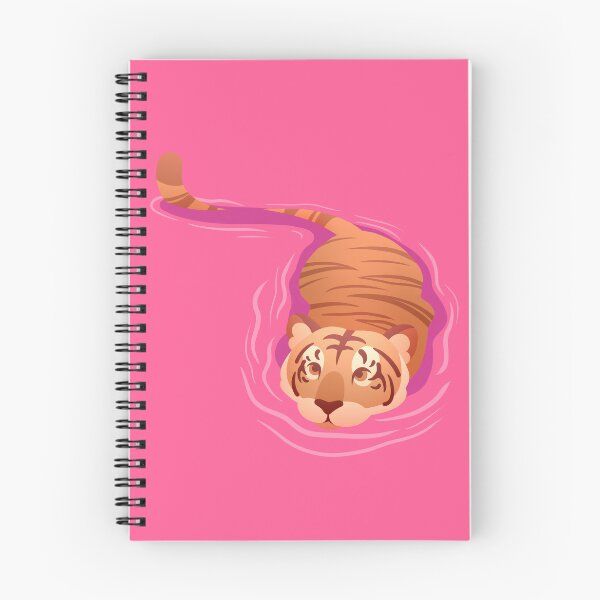 Item preview, Swimming Tiger (Pink) designed and sold by WhitetailGfx.