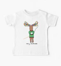 merry christmoose Baby Tee