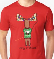 merry christmoose Unisex T-Shirt