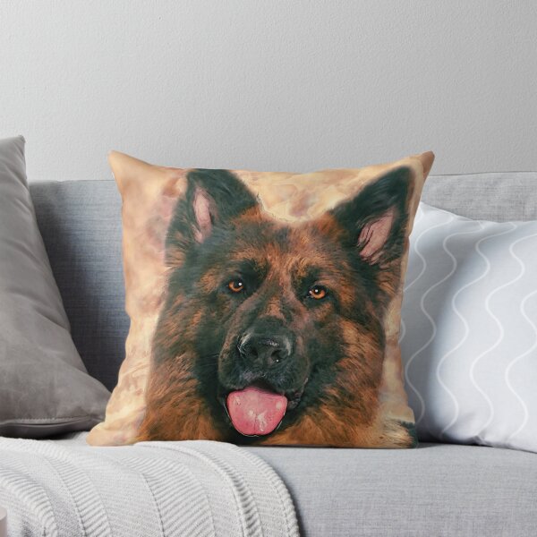 Item preview, German Shepherd Dog GSD -  Watercolor designed and sold by k9printart.