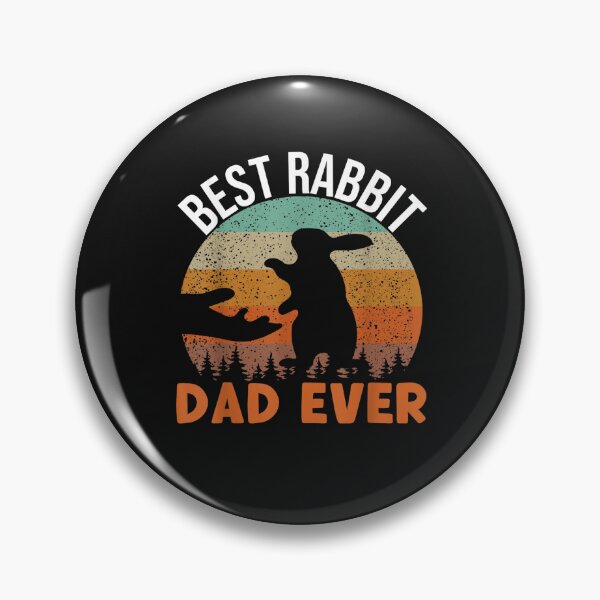 Item preview, Best Rabbit Dad Ever funny daddy T-Shirt designed and sold by Baron-Hagen.