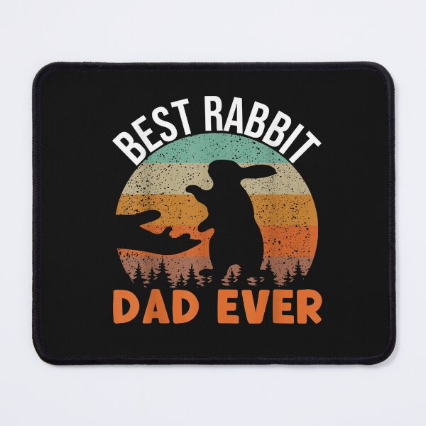 Item preview, Best Rabbit Dad Ever funny daddy T-Shirt designed and sold by Baron-Hagen.