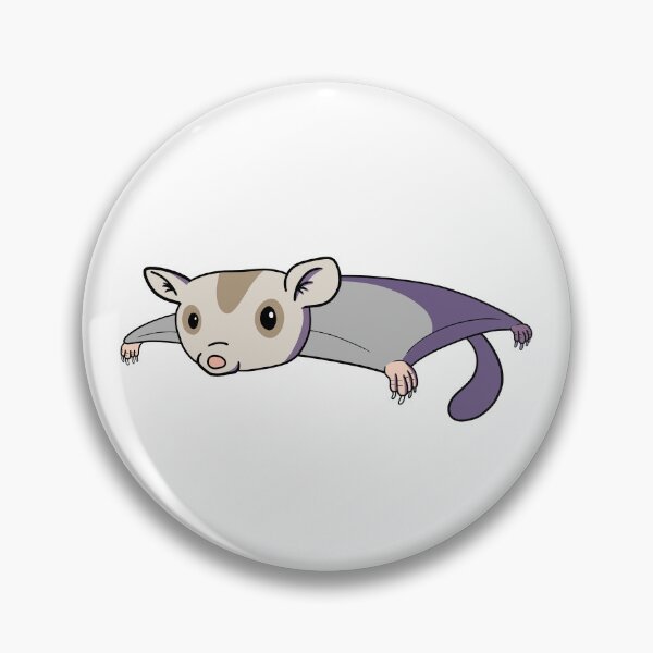Item preview, Sugar Glider Cute Kawaii Style Flying Animal Drawing designed and sold by Delightfully Cynical.