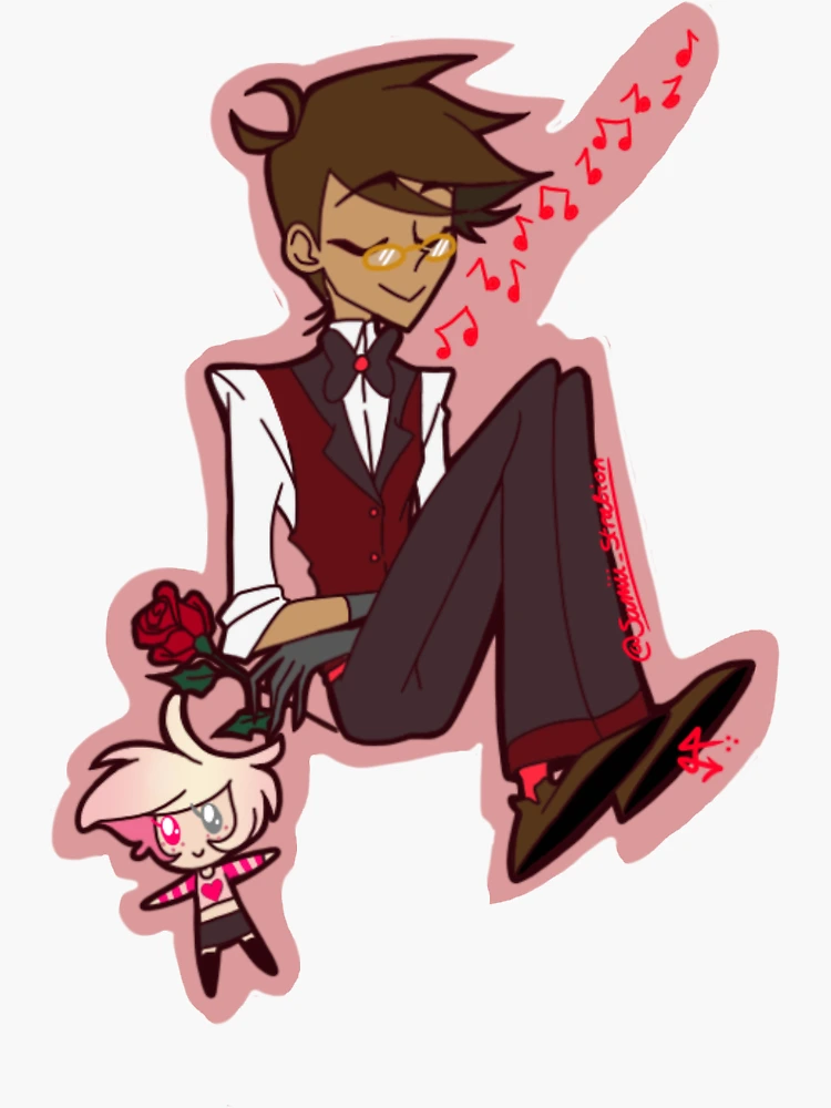 Human Alastor hazbin hotel roommates AU 