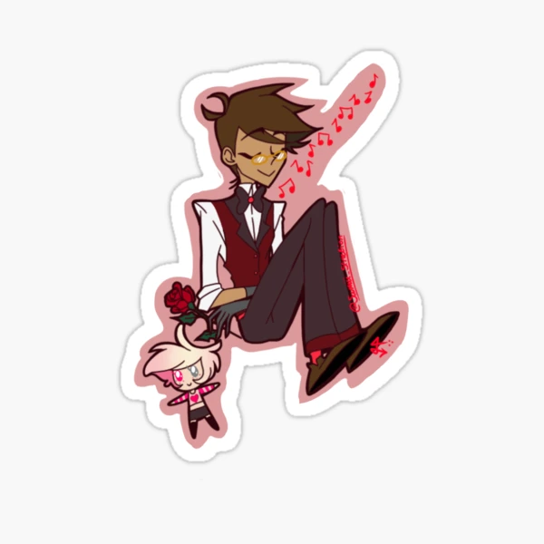 Human Alastor hazbin hotel roommates AU 