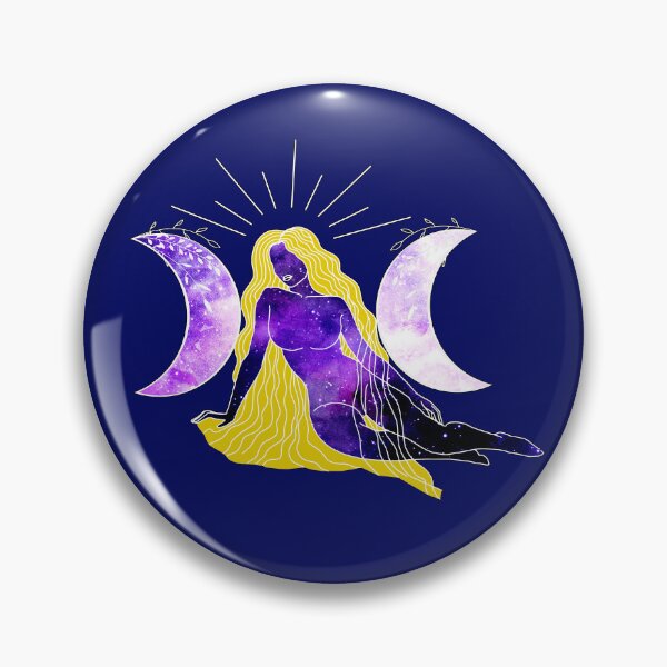 Item preview, Triple Moon Goddess - A pagan illustration designed and sold by Annalee Beer.
