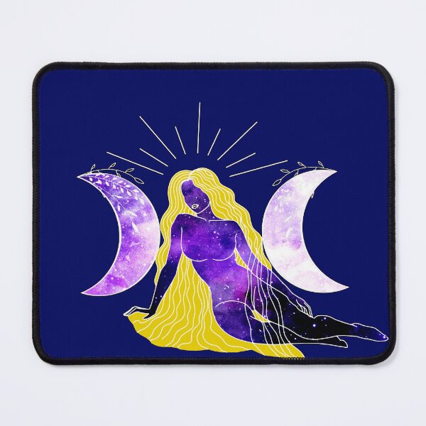 Item preview, Triple Moon Goddess - A pagan illustration designed and sold by Annalee Beer.