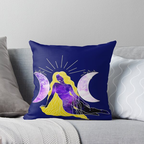 Item preview, Triple Moon Goddess - A pagan illustration designed and sold by Annalee Beer.
