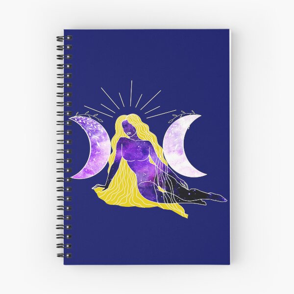 Item preview, Triple Moon Goddess - A pagan illustration designed and sold by Annalee Beer.