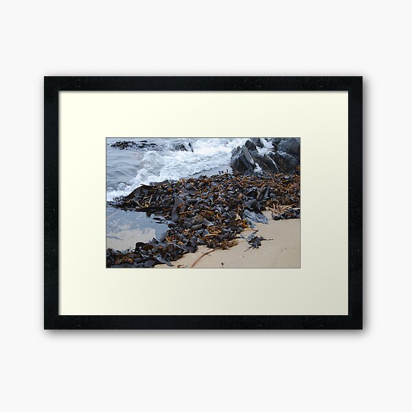 Beach art Framed Art Print