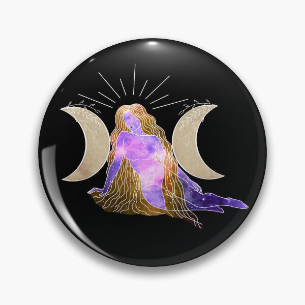 Item preview, Triple Moon Goddess - A pagan illustration designed and sold by Annalee Beer.