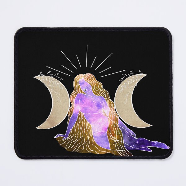 Item preview, Triple Moon Goddess - A pagan illustration designed and sold by Annalee Beer.