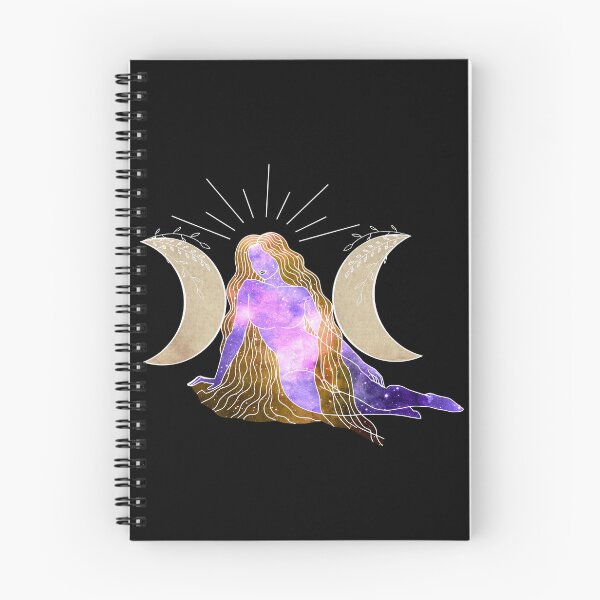 Item preview, Triple Moon Goddess - A pagan illustration designed and sold by Annalee Beer.
