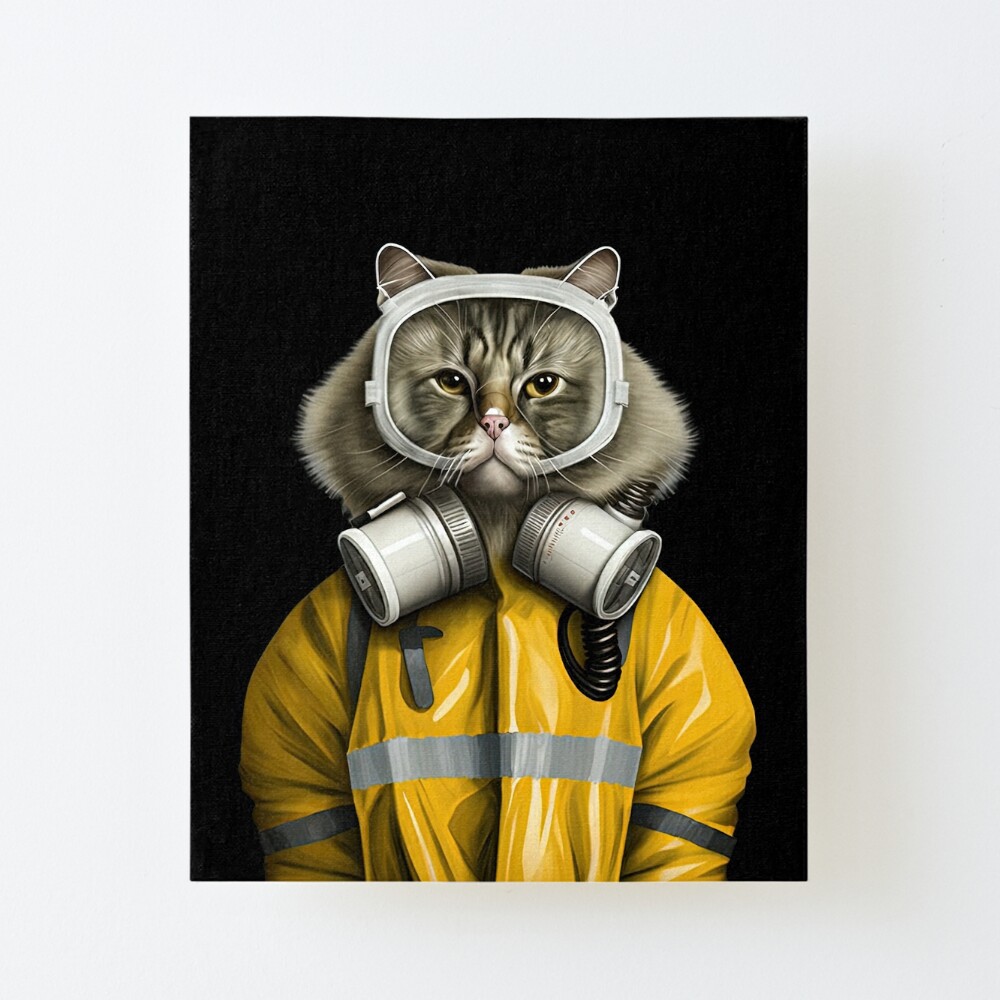 Officer police cat Sticker for Sale by AnimalArtPhotos in 2023