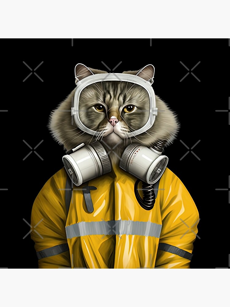 Hazmat suit Art Board Print for Sale by AnimalArtPhotos